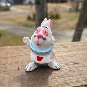 Vintage Disney White Rabbit Japan Figurine
